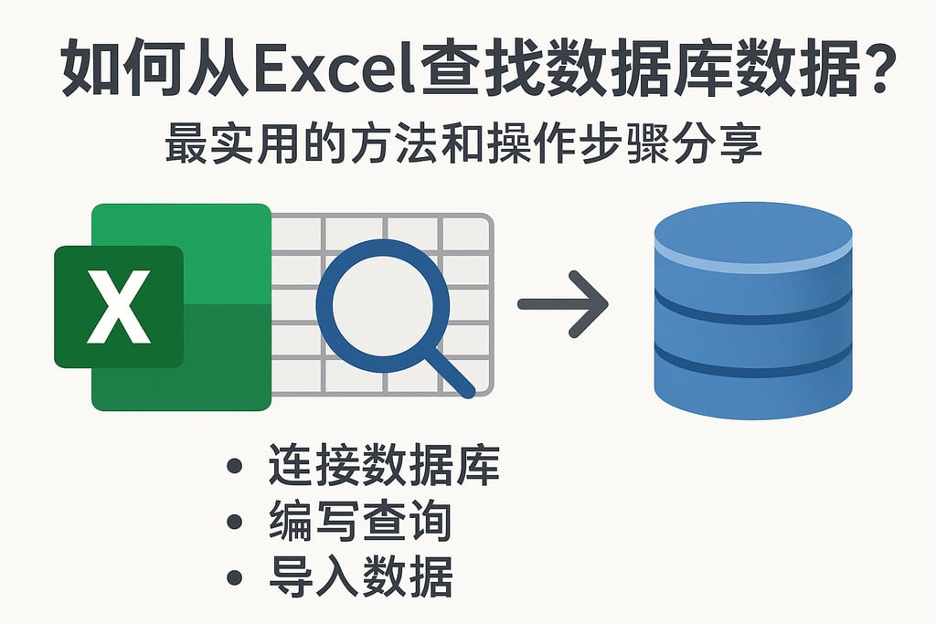 如何从Excel查找数据库数据？最实用的方法和操作步骤分享