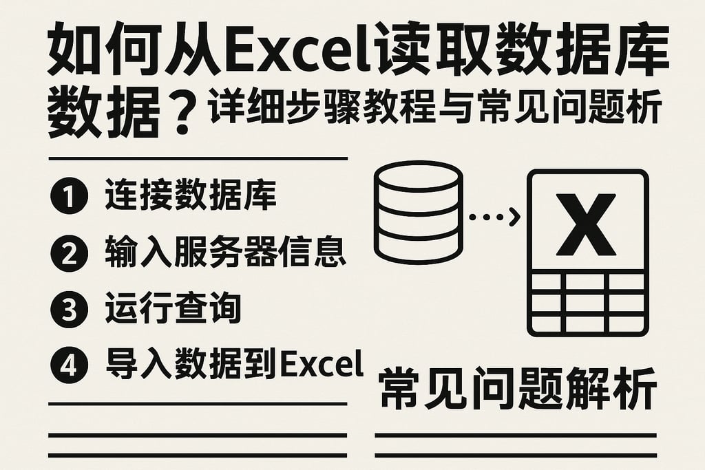 如何从Excel读取数据库数据？详细步骤教程与常见问题解析