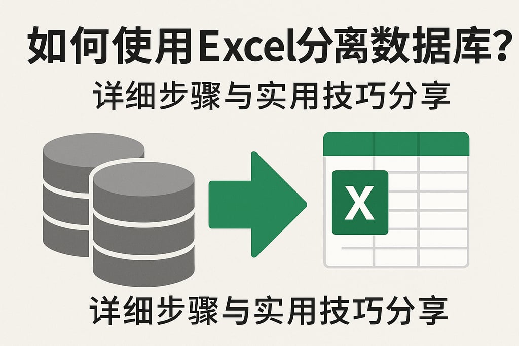 如何使用Excel分离数据库？详细步骤与实用技巧分享