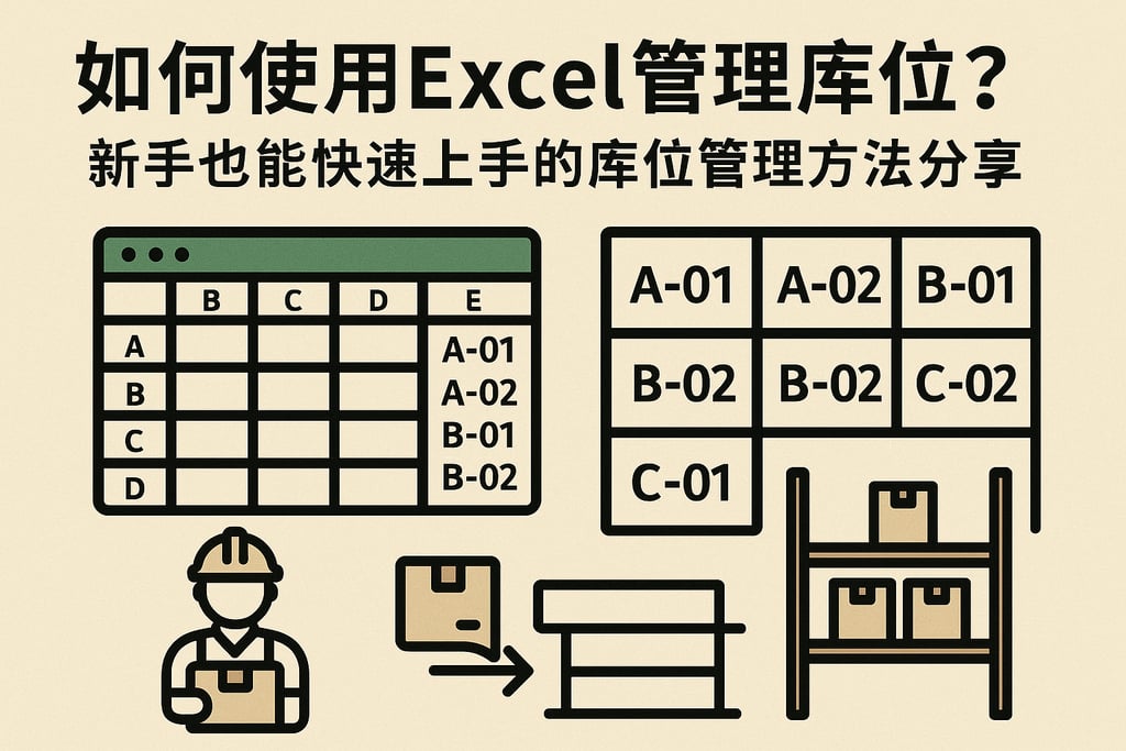如何使用Excel管理库位？新手也能快速上手的库位管理方法分享