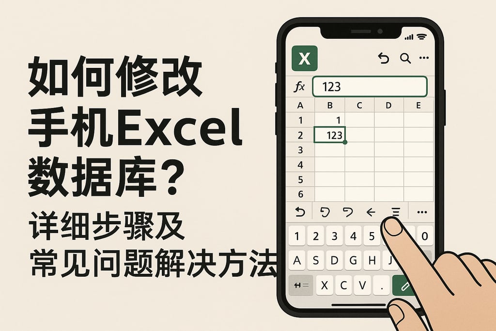 如何修改手机Excel数据库？详细步骤及常见问题解决方法