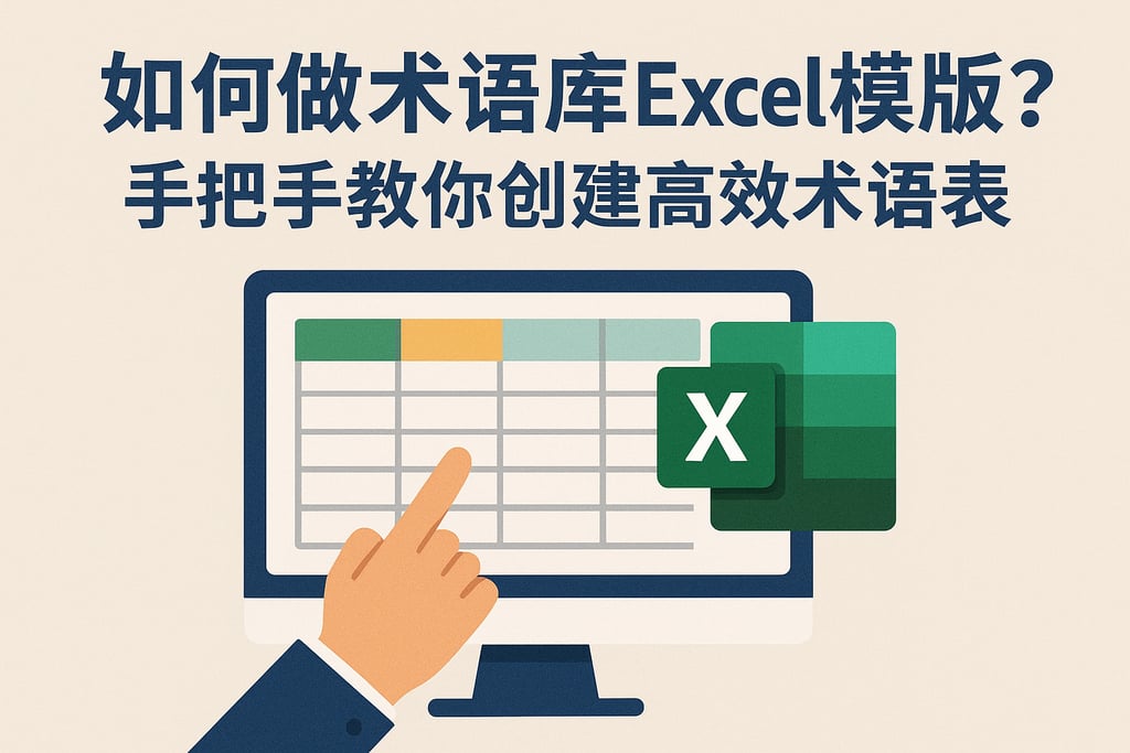 如何做术语库Excel模板？手把手教你创建高效术语表