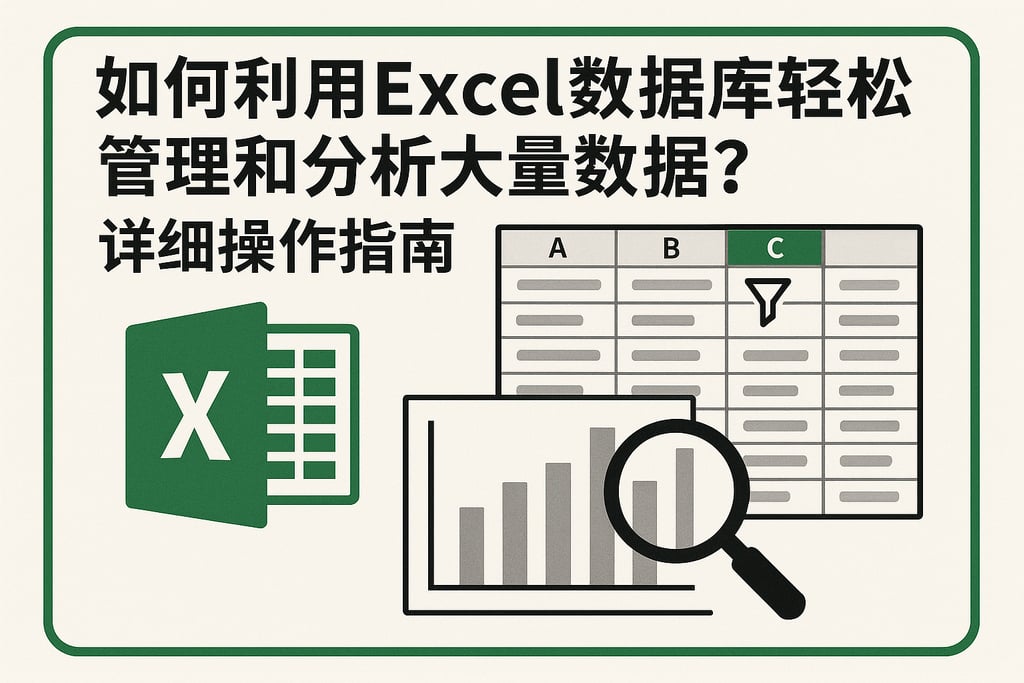 如何利用Excel数据库轻松管理和分析大量数据？详细操作指南