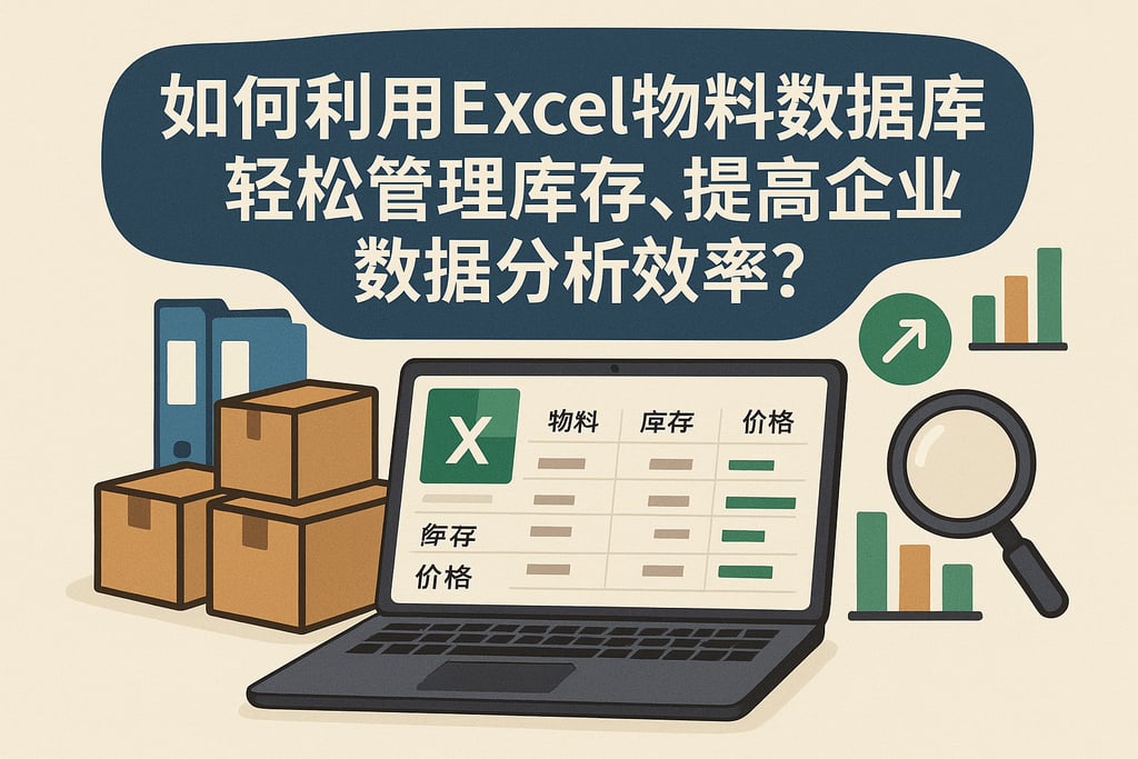 如何利用Excel物料数据库轻松管理库存，提高企业数据分析效率？