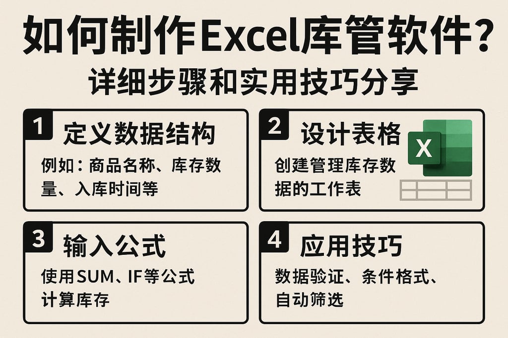 如何制作excel库管软件？详细步骤和实用技巧分享
