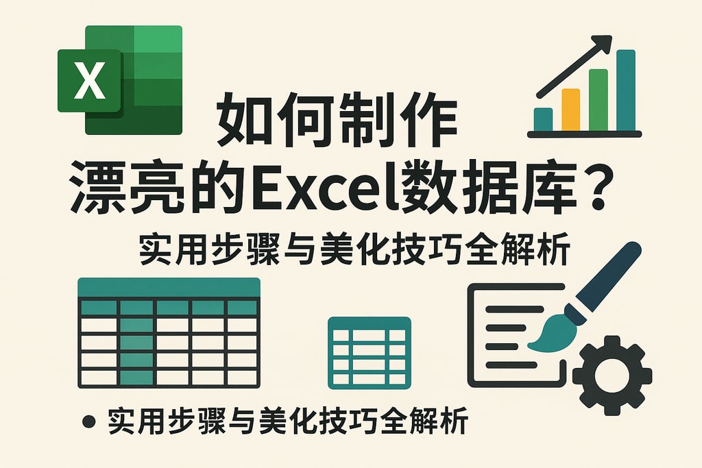 如何制作漂亮的Excel数据库？实用步骤与美化技巧全解析