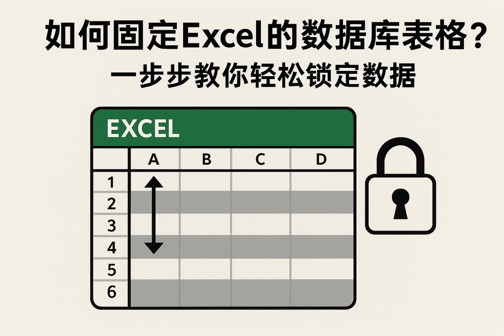 如何固定Excel的数据库表格？一步步教你轻松锁定数据