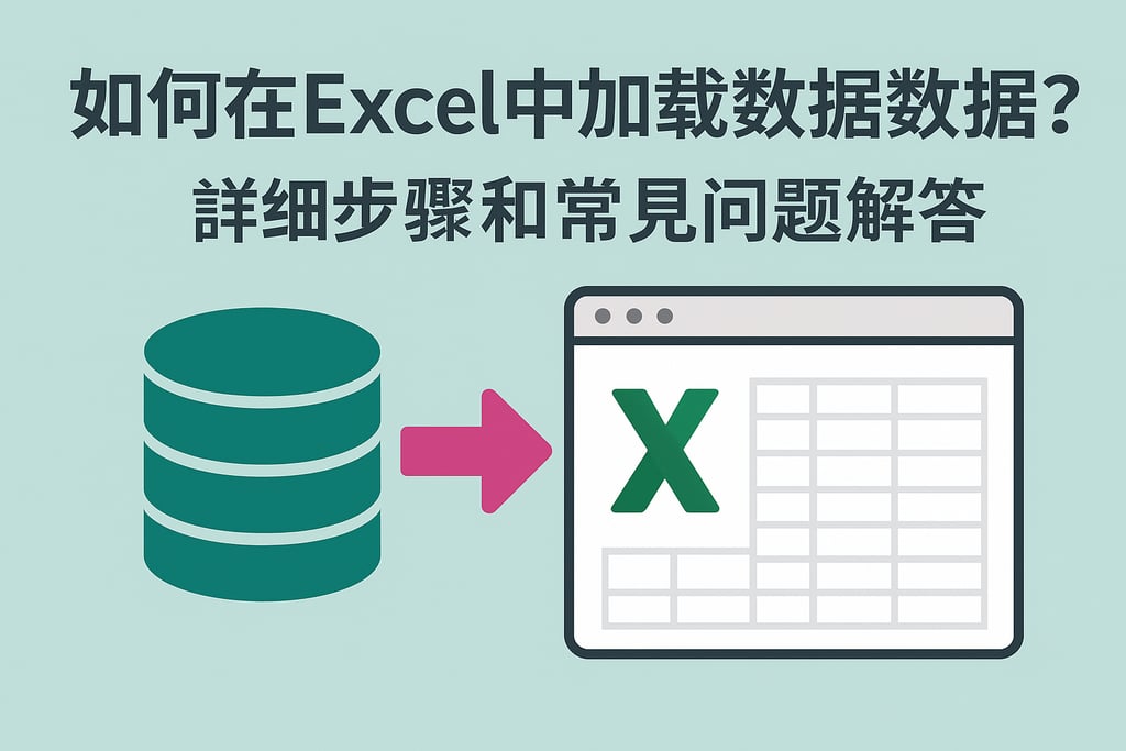 如何在Excel中加载数据库数据？详细步骤和常见问题解答