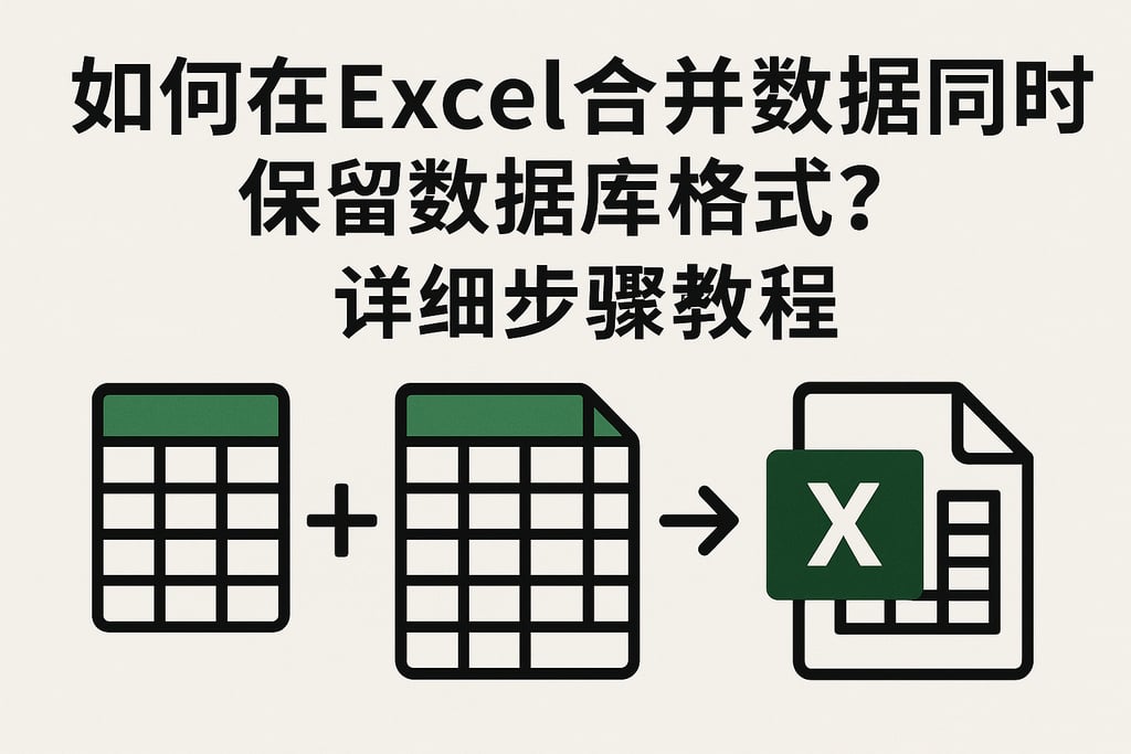 如何在Excel合并数据同时保留数据库格式？详细步骤教程
