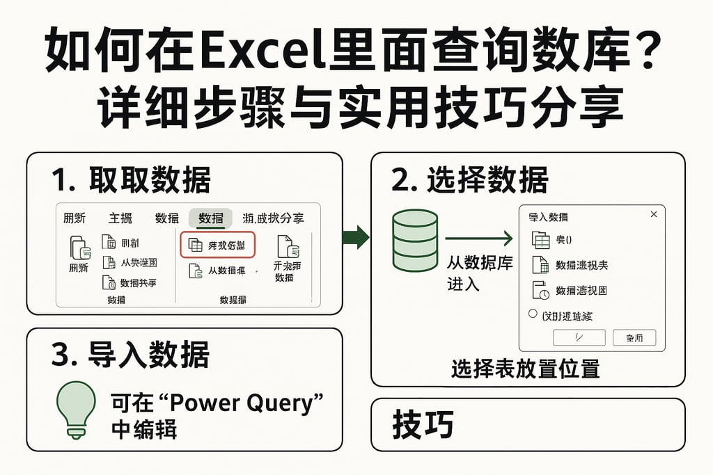 如何在Excel里面查询数据库？详细步骤与实用技巧分享