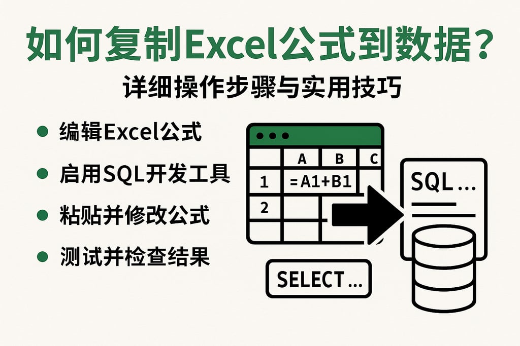 如何复制Excel公式到数据库？详细操作步骤与实用技巧