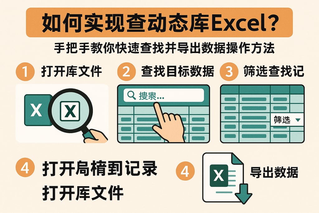 如何实现查动态库excel？手把手教你快速查找并导出数据操作方法
