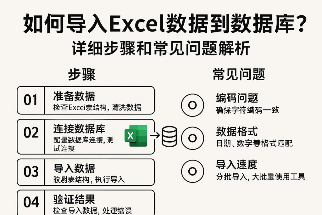 如何导入Excel数据到数据库？详细步骤和常见问题解析