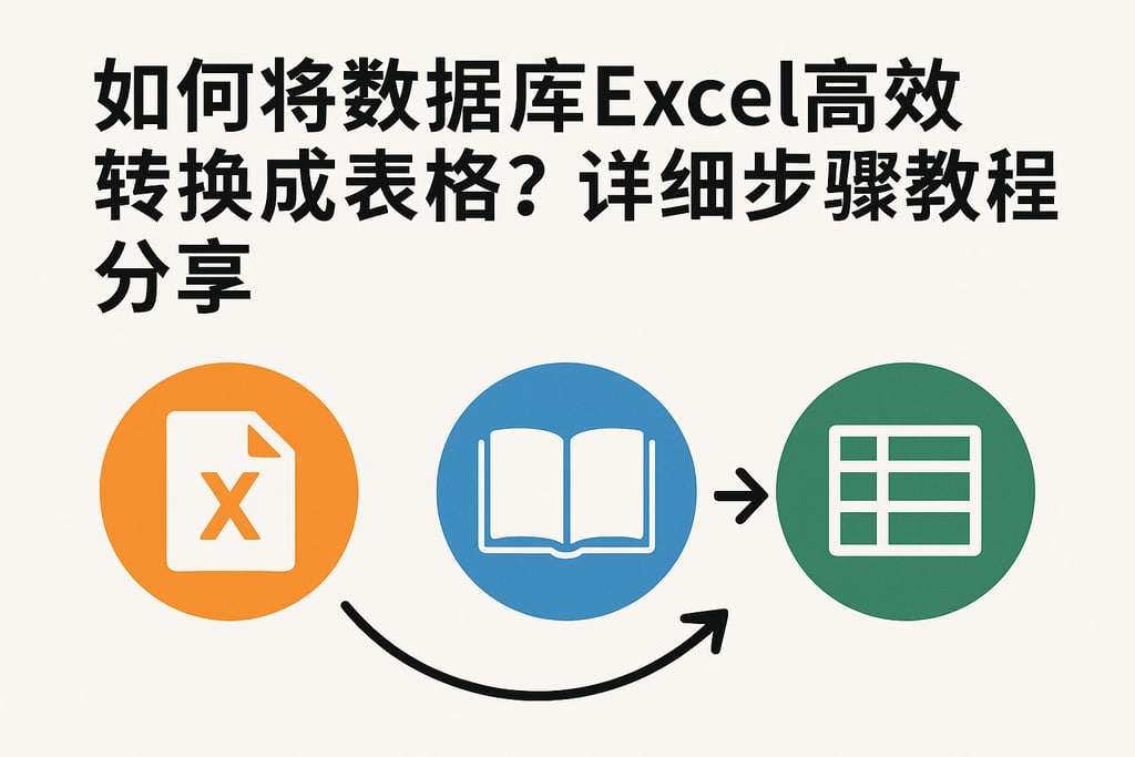 如何将数据库excel高效转换成表格？详细步骤教程分享
