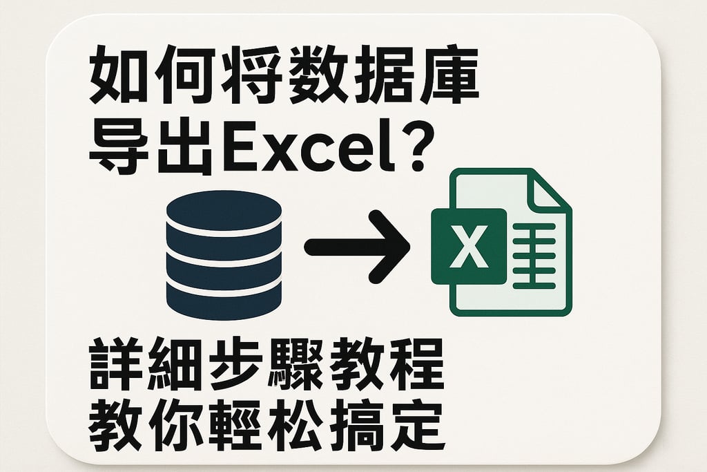 如何将数据库导出Excel？详细步骤教程教你轻松搞定