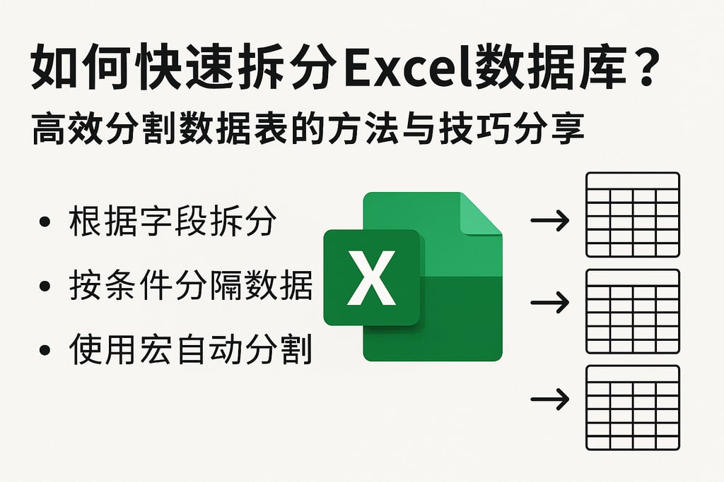 如何快速拆分excel数据库？高效分割数据表的方法与技巧分享