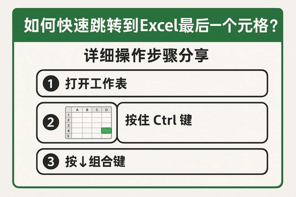 如何快速跳转到Excel最后一个数据库？详细操作步骤分享