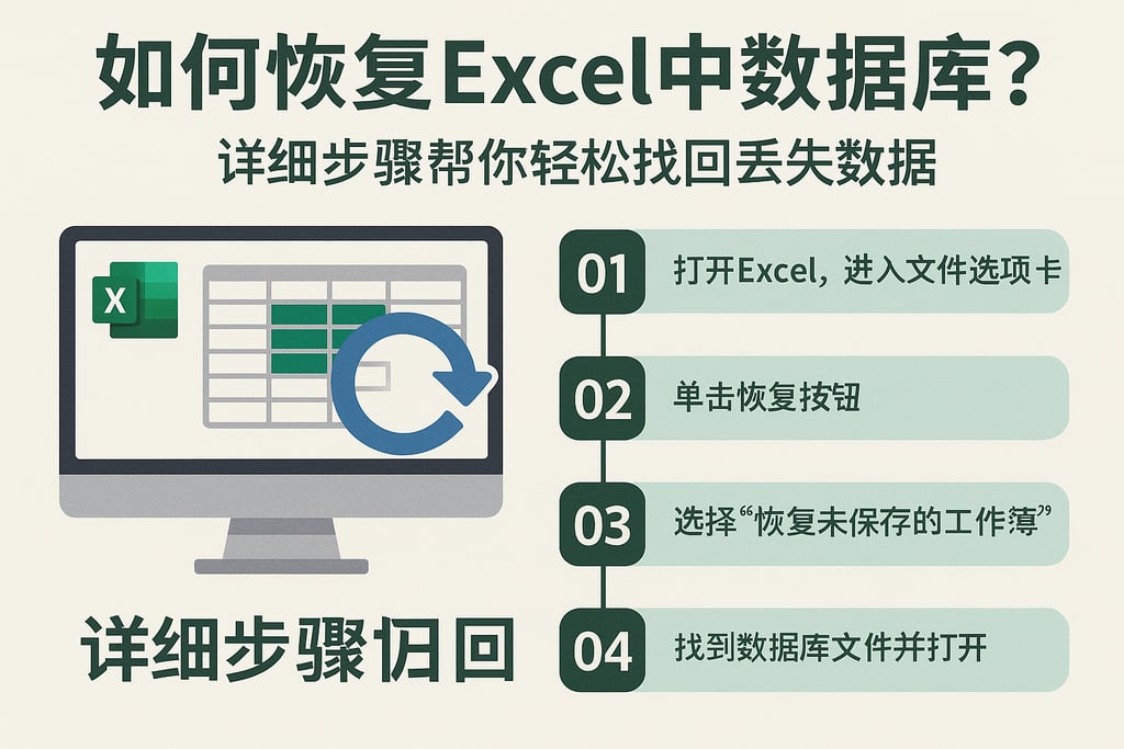 如何恢复Excel中数据库？详细步骤帮你轻松找回丢失数据
