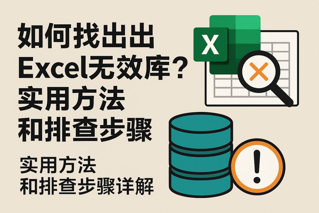 如何找出Excel无效数据库？实用方法和排查步骤详解