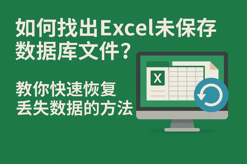 如何找出excel未保存数据库文件？教你快速恢复丢失数据的方法