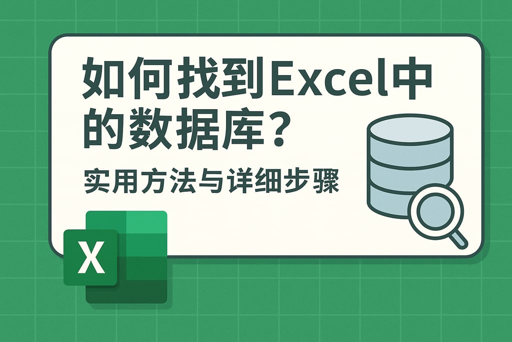 如何找到Excel中的数据库？实用方法与详细步骤解析