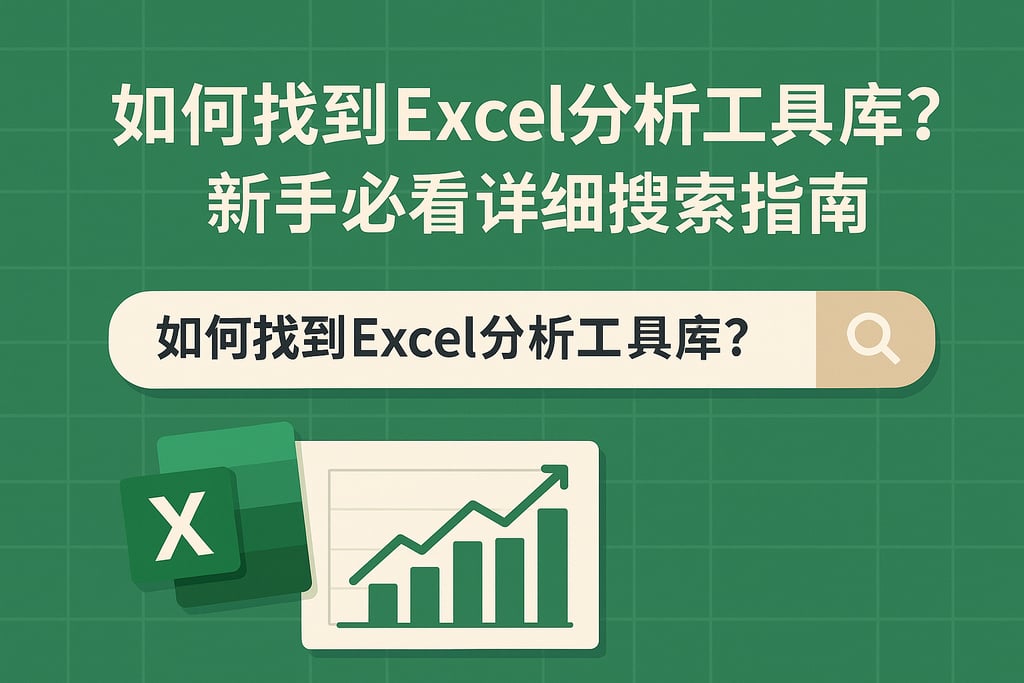 如何找到Excel分析工具库？新手必看详细搜索指南
