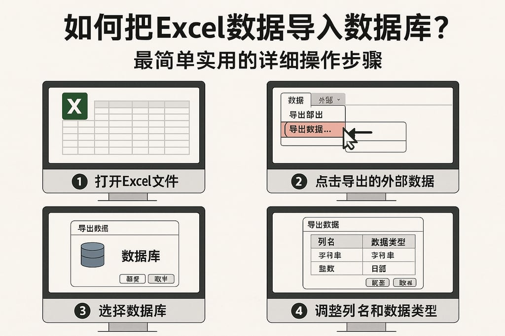 如何把Excel数据导入数据库？最简单实用的详细操作步骤