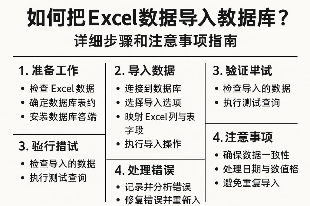 如何把Excel数据导入数据库？详细步骤和注意事项指南