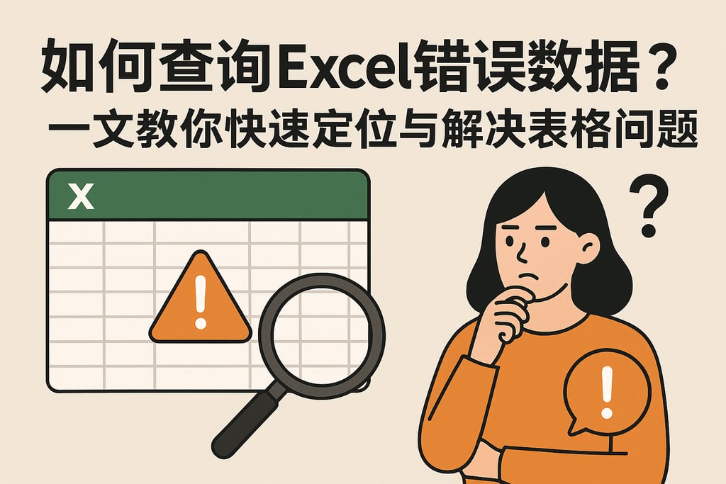 如何查询excel错误数据库？一文教你快速定位与解决表格问题