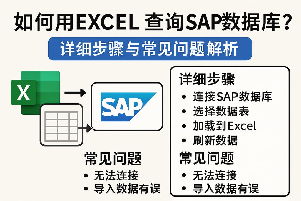 如何用EXCEL查询SAP数据库？详细步骤与常见问题解析