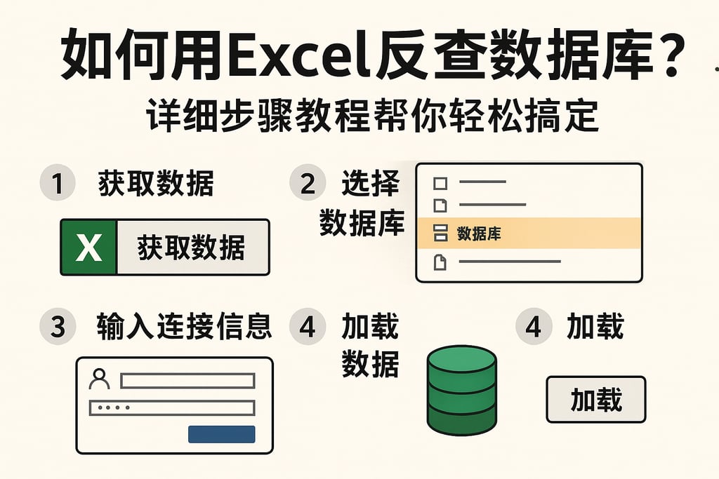 如何用Excel反查数据库？详细步骤教程帮你轻松搞定