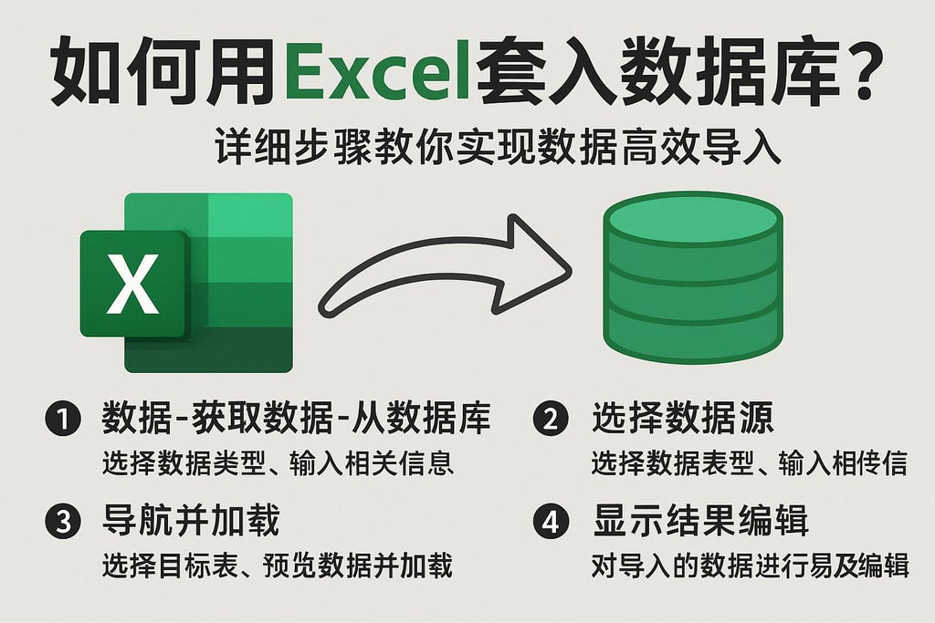 如何用Excel套入数据库？详细步骤教你实现数据高效导入