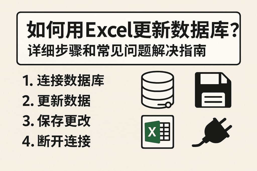 如何用Excel更新数据库？详细步骤和常见问题解决指南