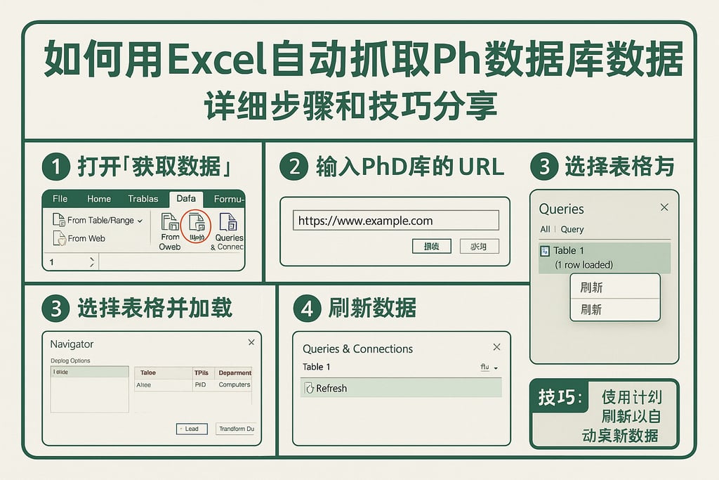 如何用Excel自动抓取PhD数据库数据？详细步骤和技巧分享