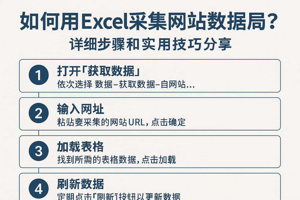 如何用Excel采集网站数据库？详细步骤和实用技巧分享