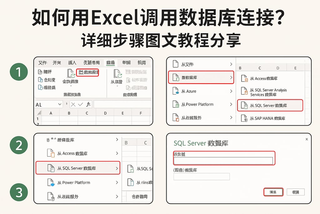 如何用excel调用数据库连接？详细步骤图文教程分享