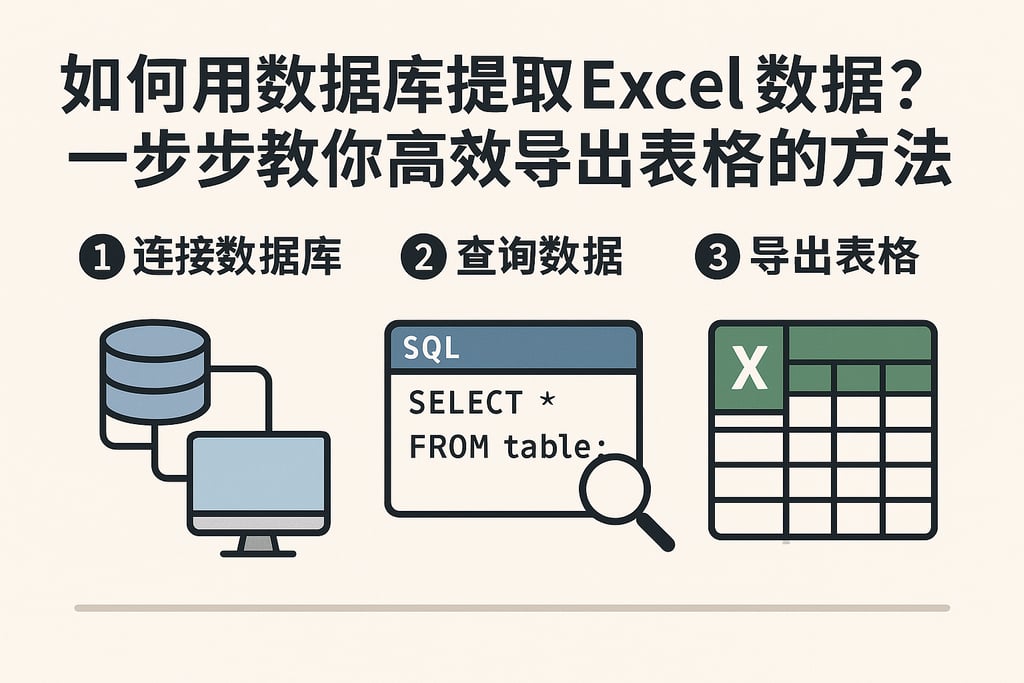 如何用数据库提取Excel数据？一步步教你高效导出表格的方法