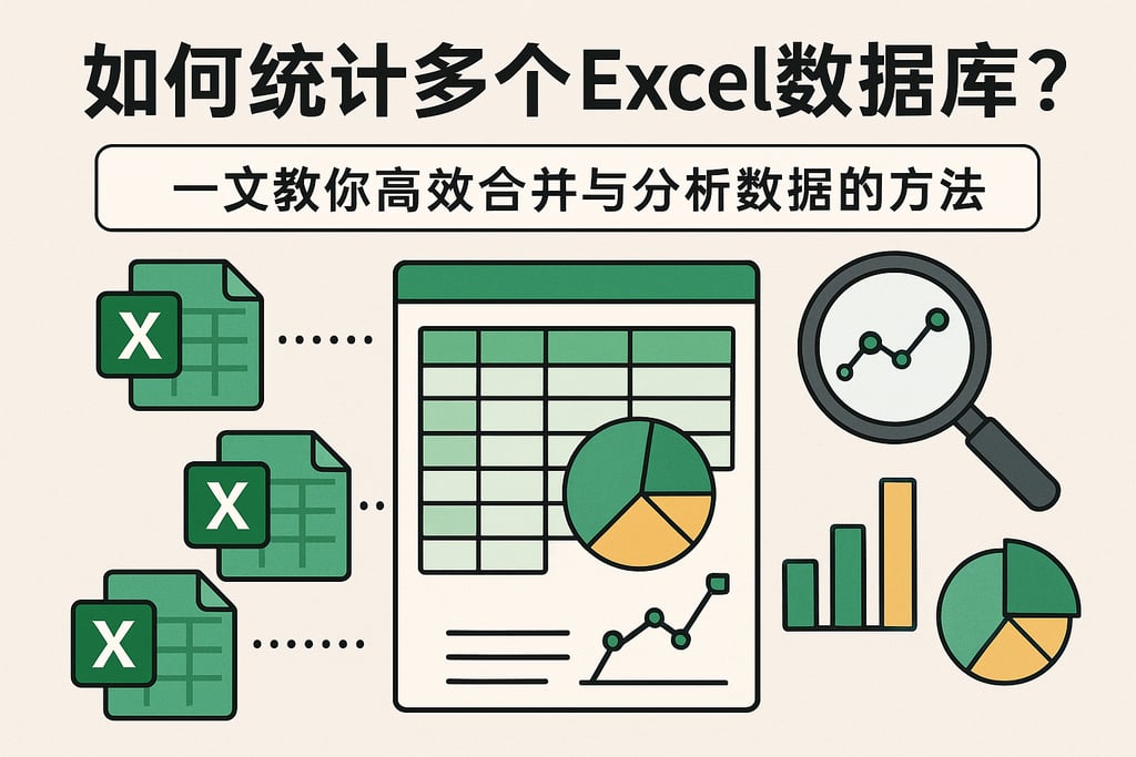 如何统计多个Excel数据库？一文教你高效合并与分析数据的方法