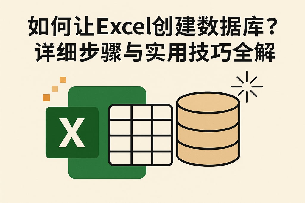 如何让Excel创建数据库？详细步骤与实用技巧全解