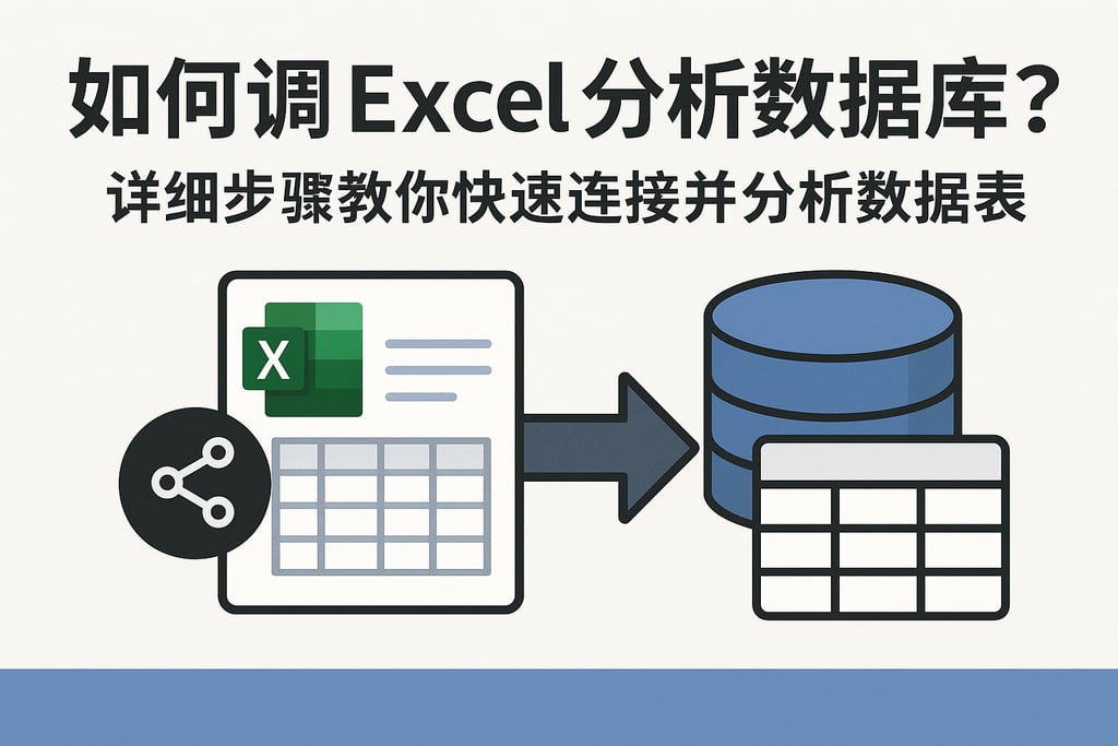 如何调excel分析数据库？详细步骤教你快速连接并分析数据表
