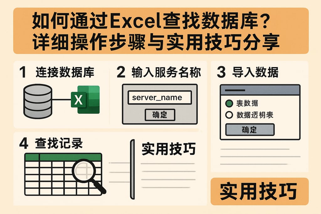 如何通过Excel查找数据库？详细操作步骤与实用技巧分享
