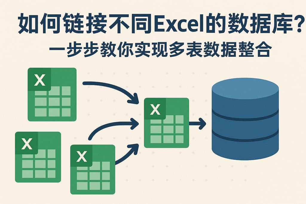 如何链接不同Excel的数据库？一步步教你实现多表数据整合