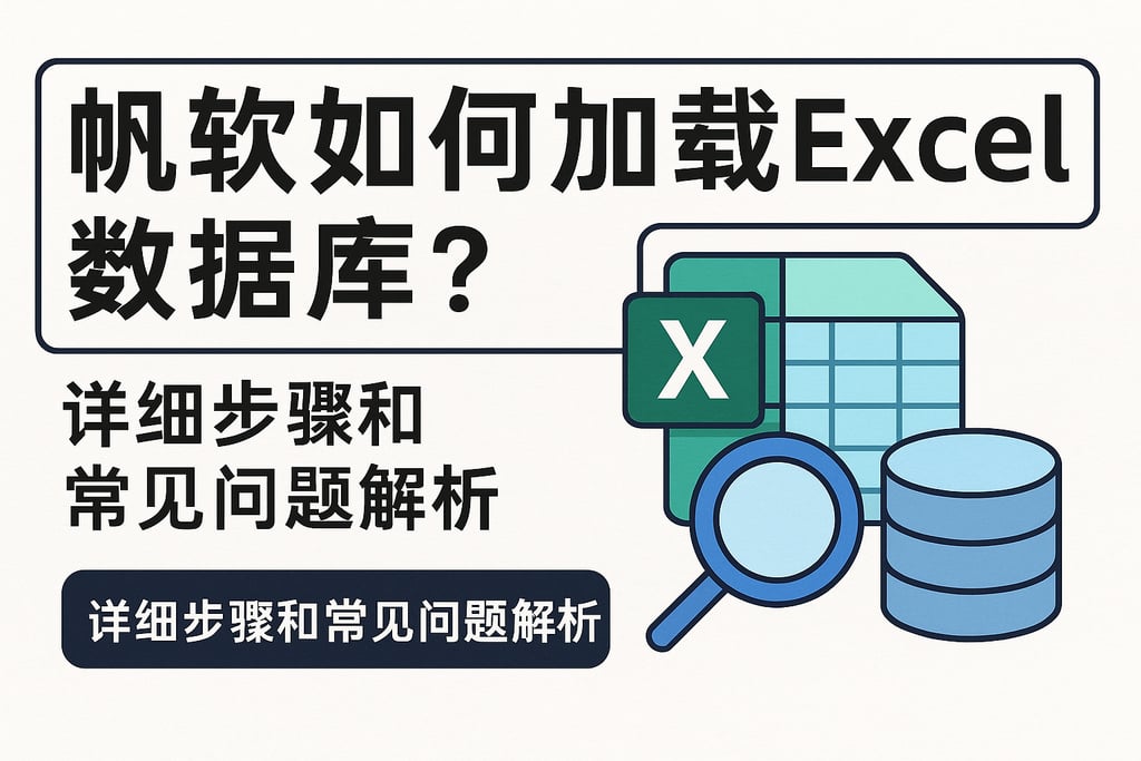 帆软如何加载Excel数据库？详细步骤和常见问题解析