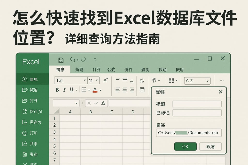 怎么快速找到Excel数据库文件位置？详细查询方法指南