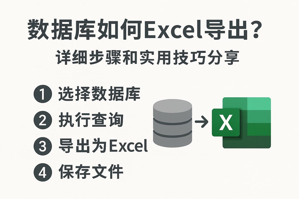 数据库如何excel导出数据库？详细步骤和实用技巧分享