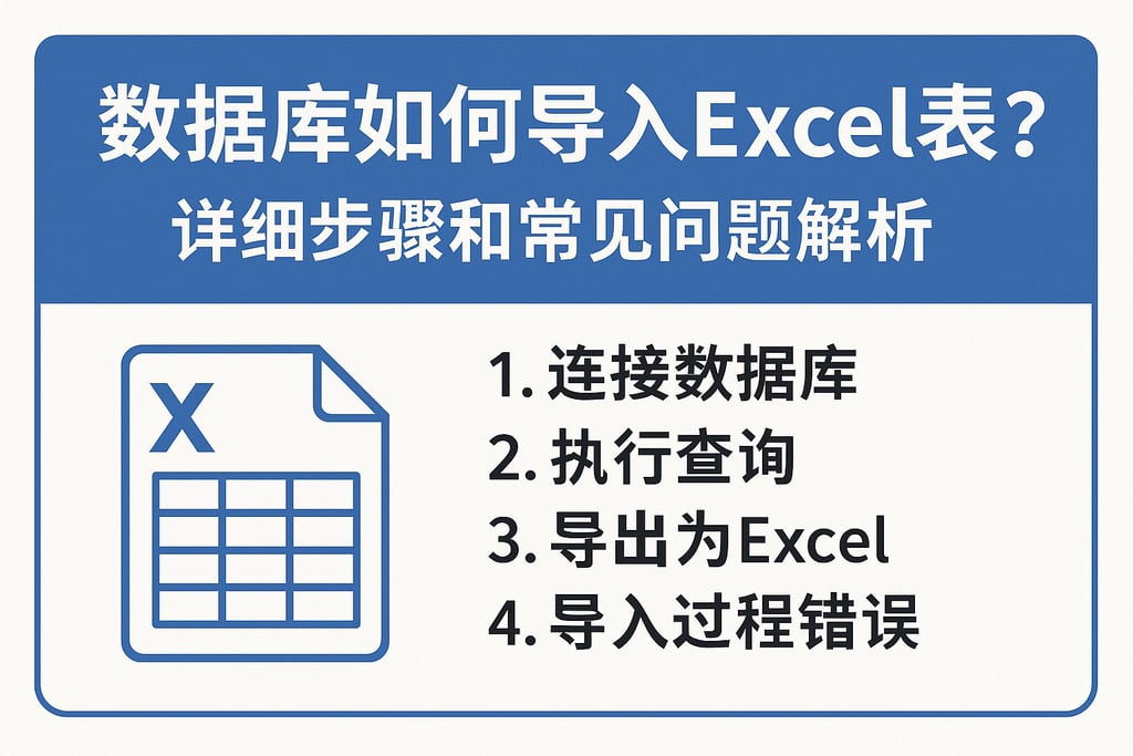 数据库如何导入Excel表？详细步骤和常见问题解析