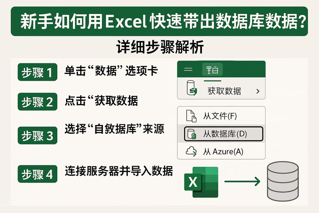 新手如何用Excel教程快速带出数据库数据？详细步骤解析
