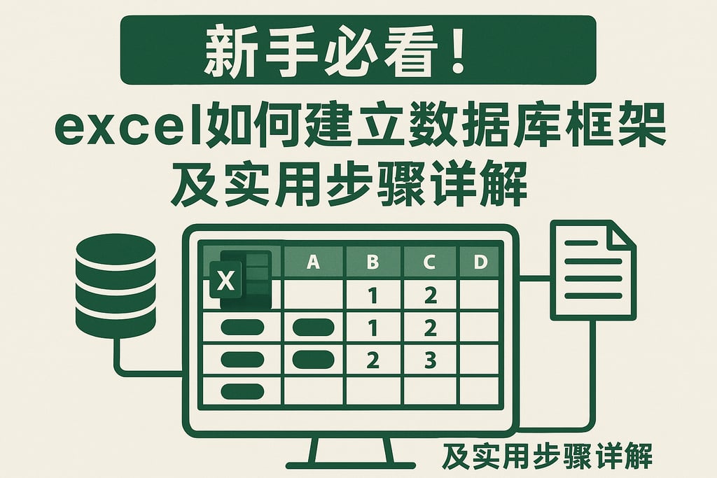 新手必看！excel如何建立数据库框架及实用步骤详解
