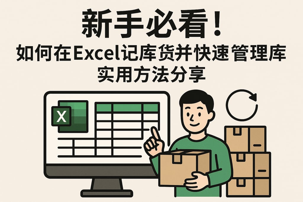 新手必看！如何在Excel记库货并快速管理库存，实用方法分享
