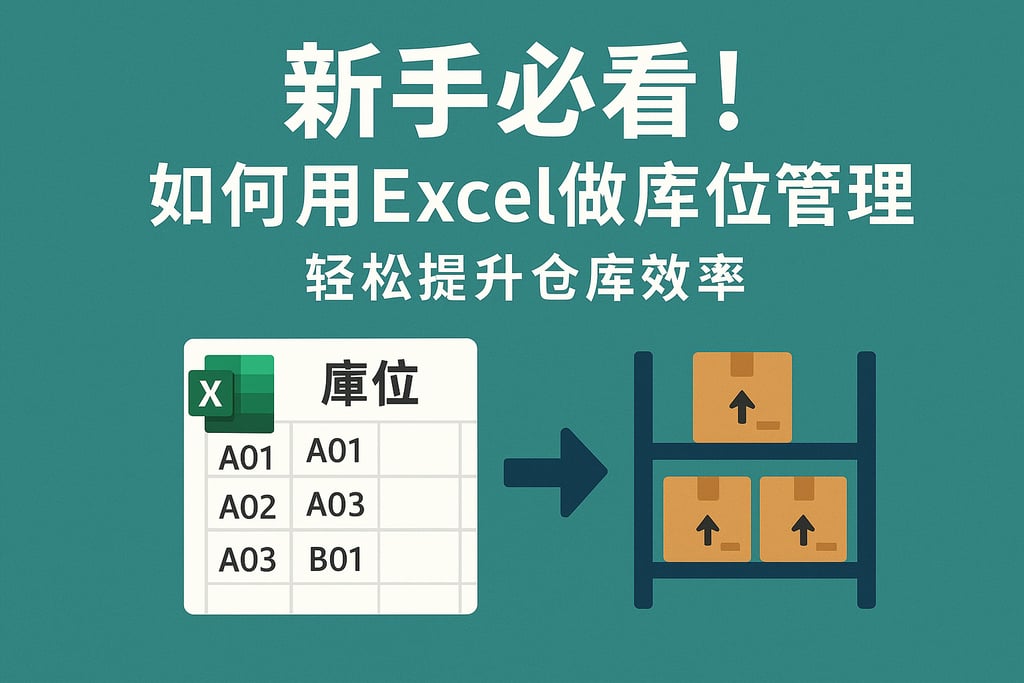 新手必看！如何用Excel做库位管理，轻松提升仓库效率